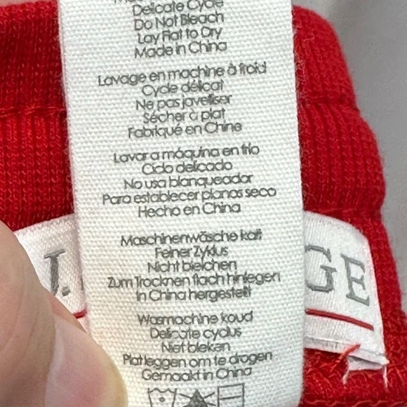 PJ Salvage Snowflake and Hearts Lounge Sleep Jogger Pants - Red - RAFFP3- Medium - Picture 7 of 8